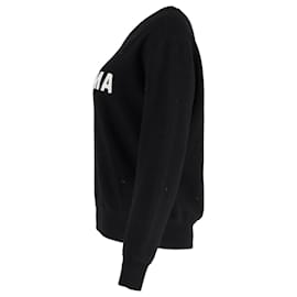 Isabel Marant-Isabel Marant Etoile Fujiyama Sweatshirt aus schwarzer Baumwolle-Schwarz