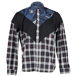 Givenchy-Camicia Givenchy Patchwork in cotone Multicolor-Altro,Stampa python