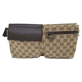 Gucci-Gucci GG Canvas Belt Bag Canvas Belt Bag 28566 in Good condition-Other