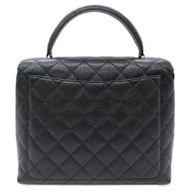Chanel-Bolsa com alça de caviar acolchoada CC-Outro