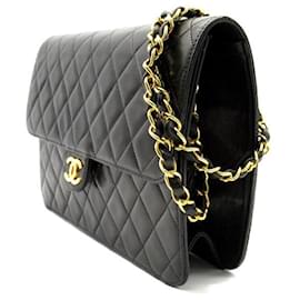 Chanel-Bolso bandolera de cuero Chanel Medium Classic con una sola solapa en buen estado-Otro