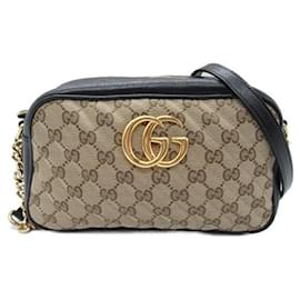 Gucci-GG Canvas GG Marmont Crossbody Bag 520981-Other