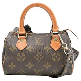 Louis Vuitton-Louis Vuitton Mini Speedy-Marrone