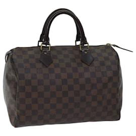 Louis Vuitton-LOUIS VUITTON Damier Ebene Speedy 30 Hand Bag N41364 LV Auth 70093-Other
