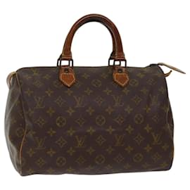 Louis Vuitton-Louis Vuitton Monogram Speedy 30 Hand Bag Vintage M41526 LV Auth ar11585b-Monogram