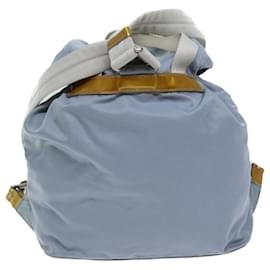 Prada-PRADA Backpack Nylon Light Blue Auth 69942-Light blue