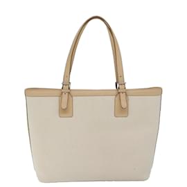 Burberry-BURBERRY Tote Bag Toile Beige Auth bs13275-Beige
