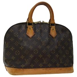Louis Vuitton-Bolso de mano Alma con monograma LOUIS VUITTON M51130 LV Auth 69728-Monograma