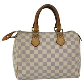 Louis Vuitton-Louis Vuitton Damier Azur Speedy 25 Hand Bag N41534 Auth LV 70236-Autre