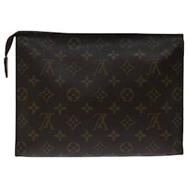 Louis Vuitton-Louis Vuitton Monogram Poche Toilette 26 Bolsa M47542 Autenticação de LV 70002-Monograma