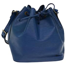 Louis Vuitton-Bolsa de ombro LOUIS VUITTON Epi Petit Noe azul M44105 LV Auth bs13059-Azul