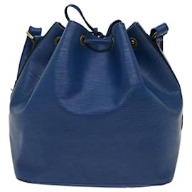 Louis Vuitton-Bolsa de ombro LOUIS VUITTON Epi Petit Noe azul M44105 LV Auth bs13059-Azul