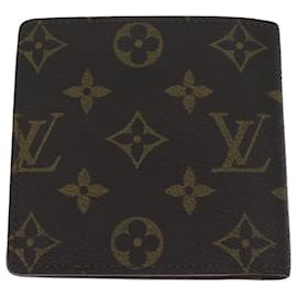 Louis Vuitton-LOUIS VUITTON Monogram Portefeuille Marco Carteira Bifold M61675 LV Auth yk11537-Monograma