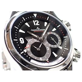 Jaeger Lecoultre-JAEGER LECOULTRE Master Compressor Geographic Genuine goods Mens-Silvery