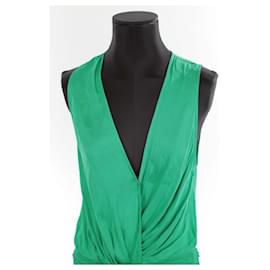 The Kooples-Vestito di seta-Verde