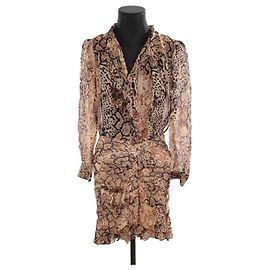 Bash Vestido marrón Castaño