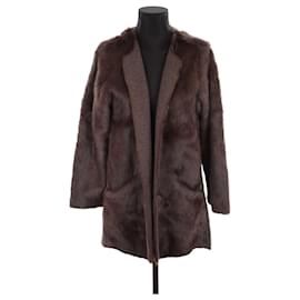 Isabel Marant-Cashmere fur jacket-Brown