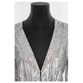 Bash-Silk dress-Silvery