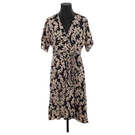 Bash vestido de algodón Beige