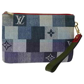 Louis Vuitton-Bolsa Louis Vuitton Neverfull-Azul