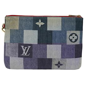 Louis Vuitton-Bolsa Louis Vuitton Neverfull-Azul