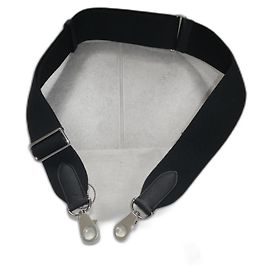 Hermès shoulder strap for Hermès Kelly canvas bag, adjustable, new, never used. Black