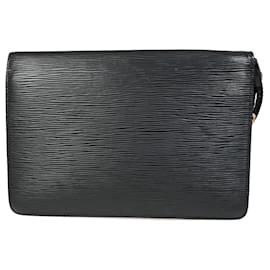 Louis Vuitton-Louis Vuitton Sellier Drangonne-Negro