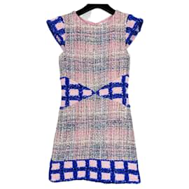 Chanel-7K$ Neues Tweed-Kleid vom Frühjahr 2018 Laufsteg-Mehrfarben