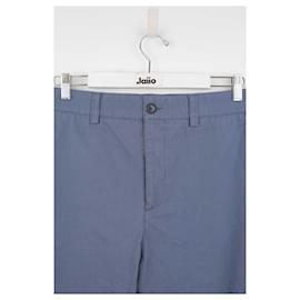 Dior-Pantaloni di cotone-Blu