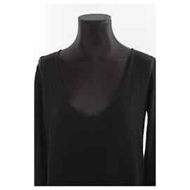 Zadig & Voltaire-vestido de algodón-Negro