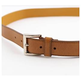 Prada-Leather belt-Camel