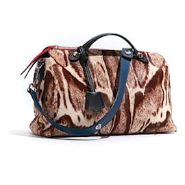 Fendi-FENDI  Handbags T.  Exotic leathers-Brown