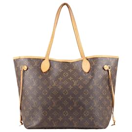 Louis Vuitton-Louis Vuitton Monogramme Neverfull MM M40156-Marron