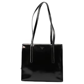 Prada-PRADA Totes Patent leather Black Re-Edition 1995-Black