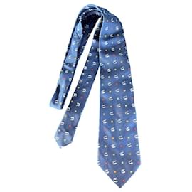 Salvatore Ferragamo-Ties-Blue
