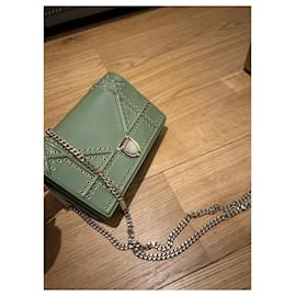 Dior-Purses, wallets, cases-Olive green