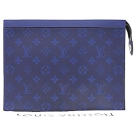 Louis Vuitton-Louis Vuitton Monogram Eclipse Pochette Voyage MM  Canvas Clutch Bag M30423  in Excellent condition-Other