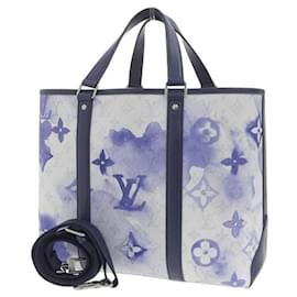 Louis Vuitton-Louis Vuitton Monogram Aquarelle Weekend PM Tote Bag Toile Tote Bag M45756 en bon état-Autre