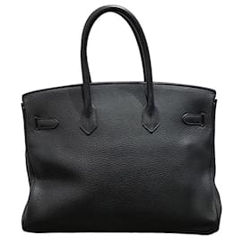 Hermès-Hermès Clémence Birkin 35 Sac à main en cuir en bon état-Autre