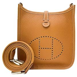 Hermès-Hermes Clemence Evelyne TPM  Leather Crossbody Bag in Excellent condition-Other