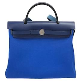 Hermès-Hermes Toile Herbag Zip PM  Canvas Handbag in Excellent condition-Other