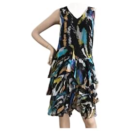 Autre Marque-MATTHEW WILLIAMS FOR H&M SILK DRESS.-Multiple colors