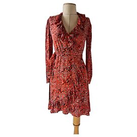 Robe Maje en viscose multicolore Multicolore