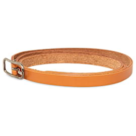 Hermès-Hermès Pulsera triple vuelta marrón Hapi I-Castaño