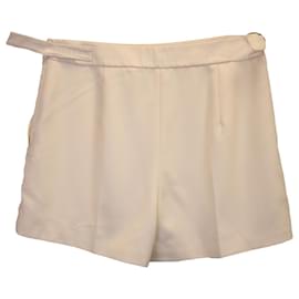 Alexander Wang-Alexander Wang maßgeschneiderte Mini-Shorts aus cremefarbener Wolle-Weiß,Roh