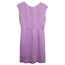 Marni-Vestido Marni sem mangas em crepe roxo Gazar-Roxo