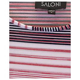 Autre Marque-Streifenrüschentop von Saloni Dawn aus rotem Polyester-Rot