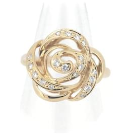 Tasaki-18Anello con diamanti floreali K-Altro