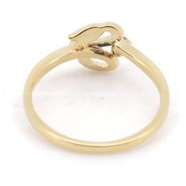 Mikimoto-Mikimoto 18Bague en métal K Floral Diamond Ring en excellent état-Autre