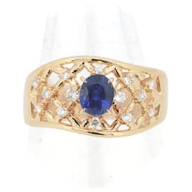 Tasaki-Tasaki 18K Sapphire Diamond Ring  Metal in Excellent condition-Other